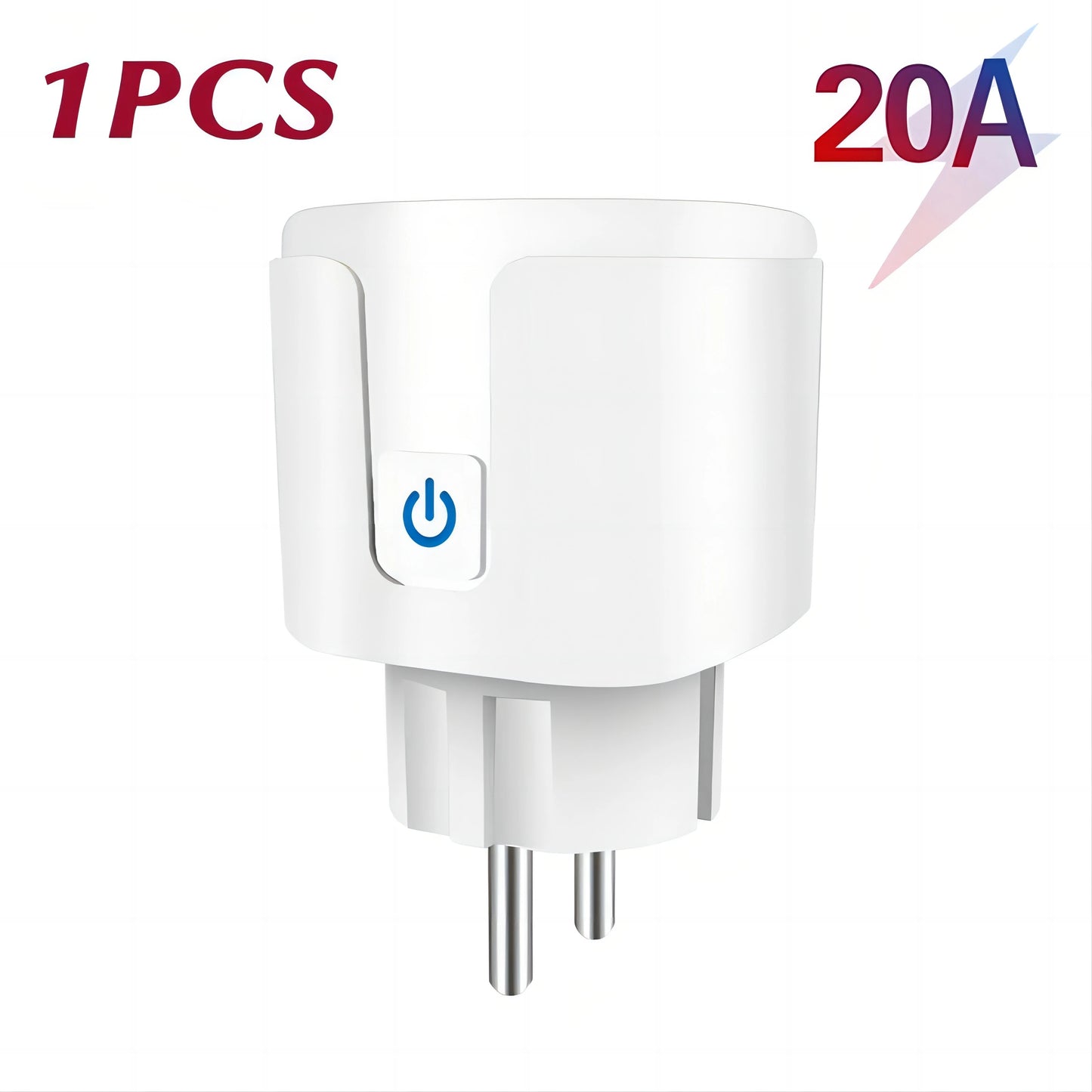 16/20A EU Smart Socket WiFi Smart Plug with Power Monitoring Timing Function Voice Control Works With Tuya APP Alexa Google Home