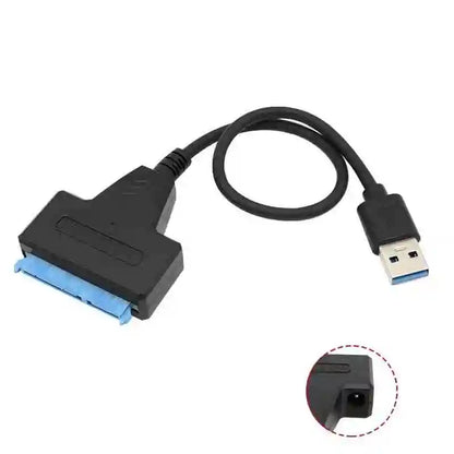 SATA to USB 3.0 / 2.0 Cable Up to 6 Gbps for 2.5 Inch External HDD SSD Hard Drive SATA 3 22 Pin Adapter USB 3.0 to Sata III Cord
